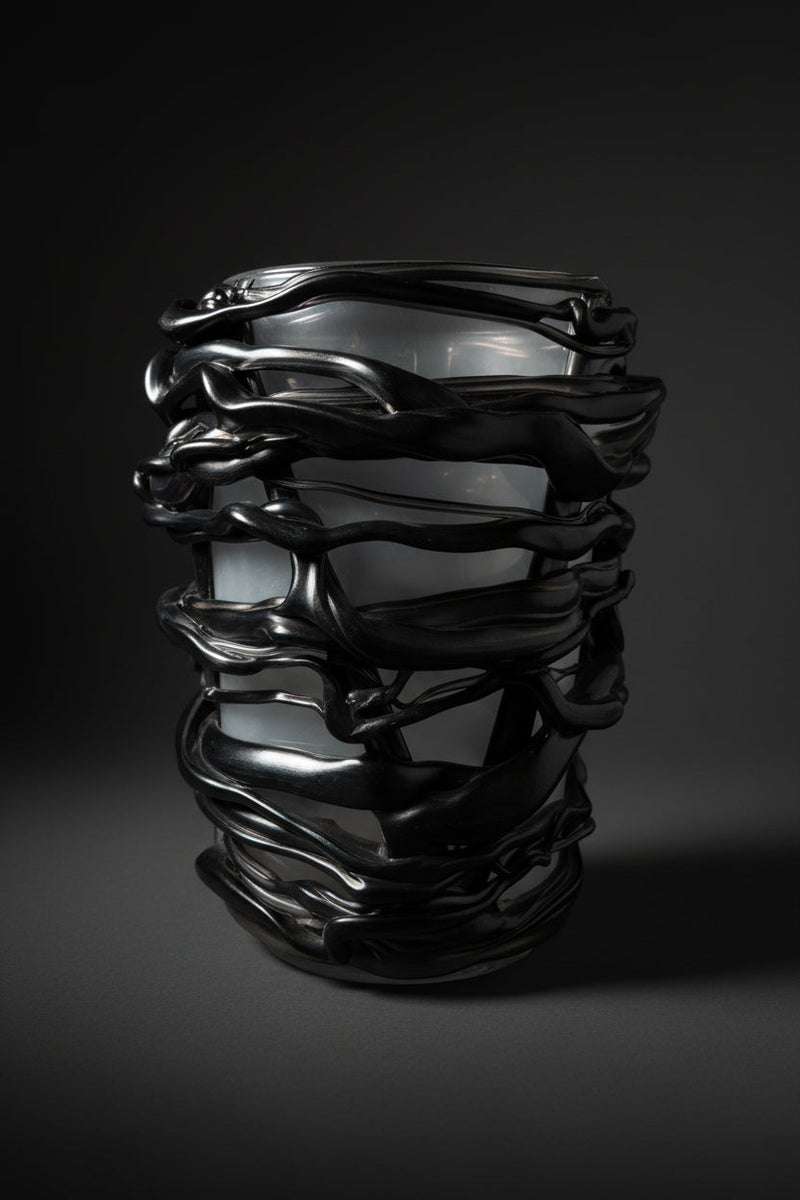 Murano Glasvase Original Signiert – Hand