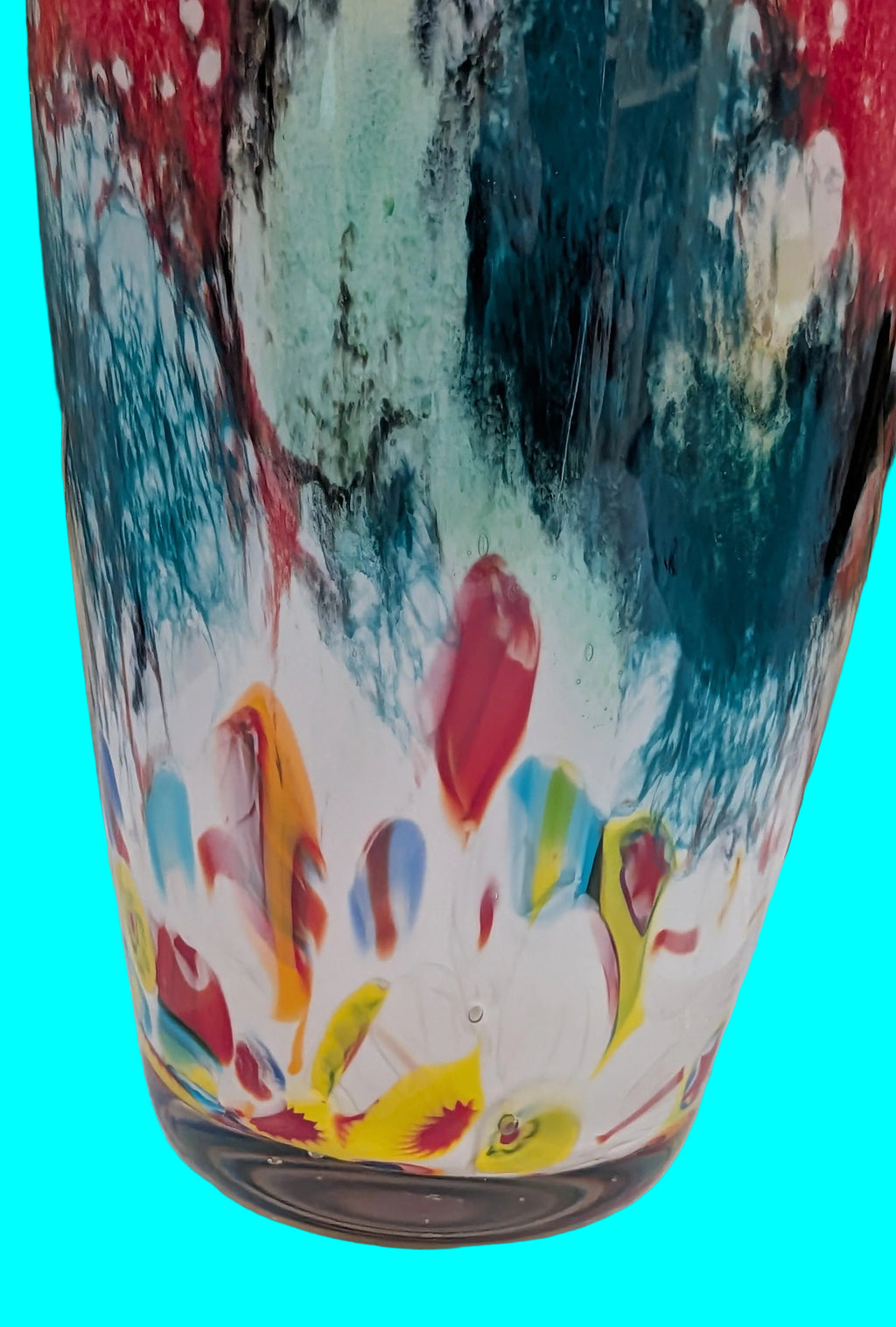 Véritable vase en verre de Murano – Années 1960/70, Pièce de collection rare