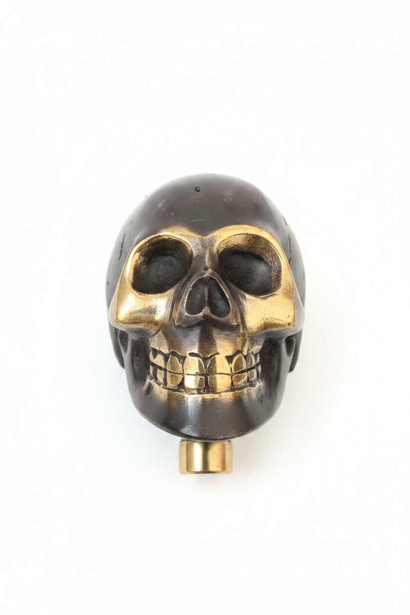 Kleiderhaken Skull Kopf – Dekorativer Wandhaken, Höhe 21 cm