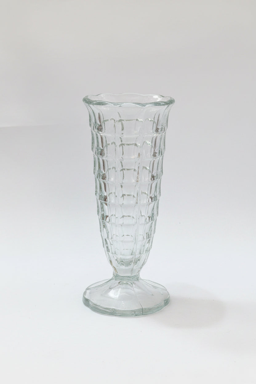Antike Glasvase – Höhe 26 cm