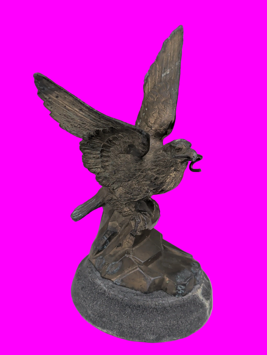 Antiker Messing Adler Uhrhalter 22 cm – Taschenuhrenständer