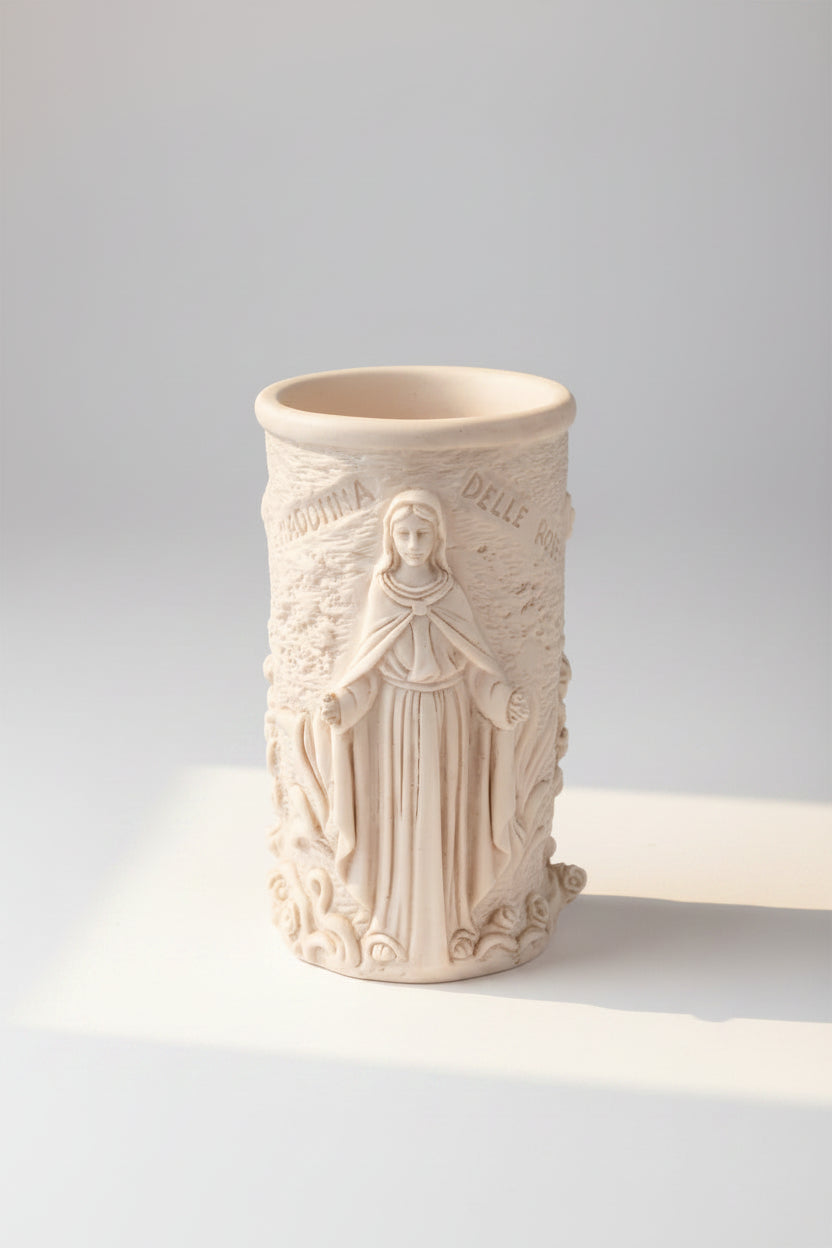 Blumenvase Religiös – Höhe 14 cm, Sakrale Dekoration