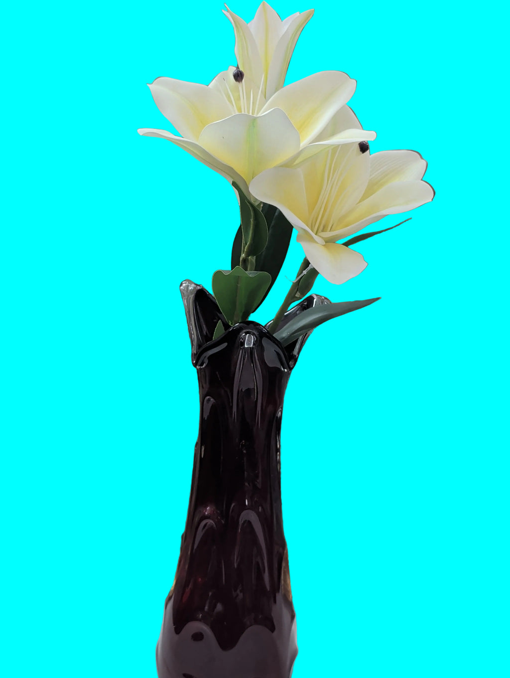 Vase à fleurs antique – Hauteur 34 cm, Pièce décorative unique