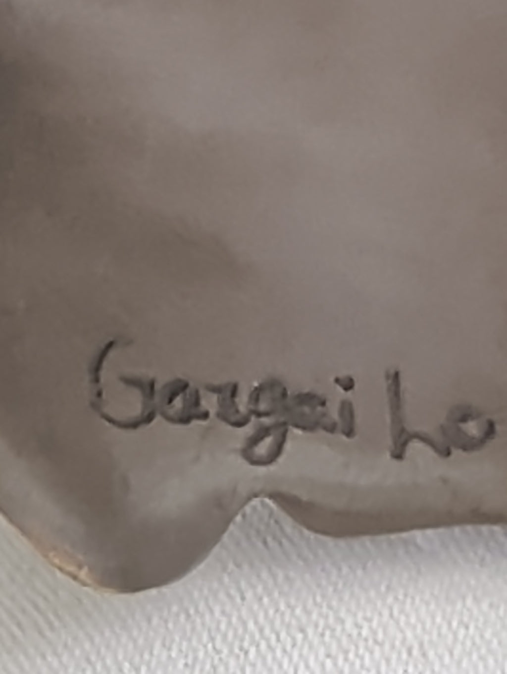 Sculpture en bronze Visage 33 cm – Signée