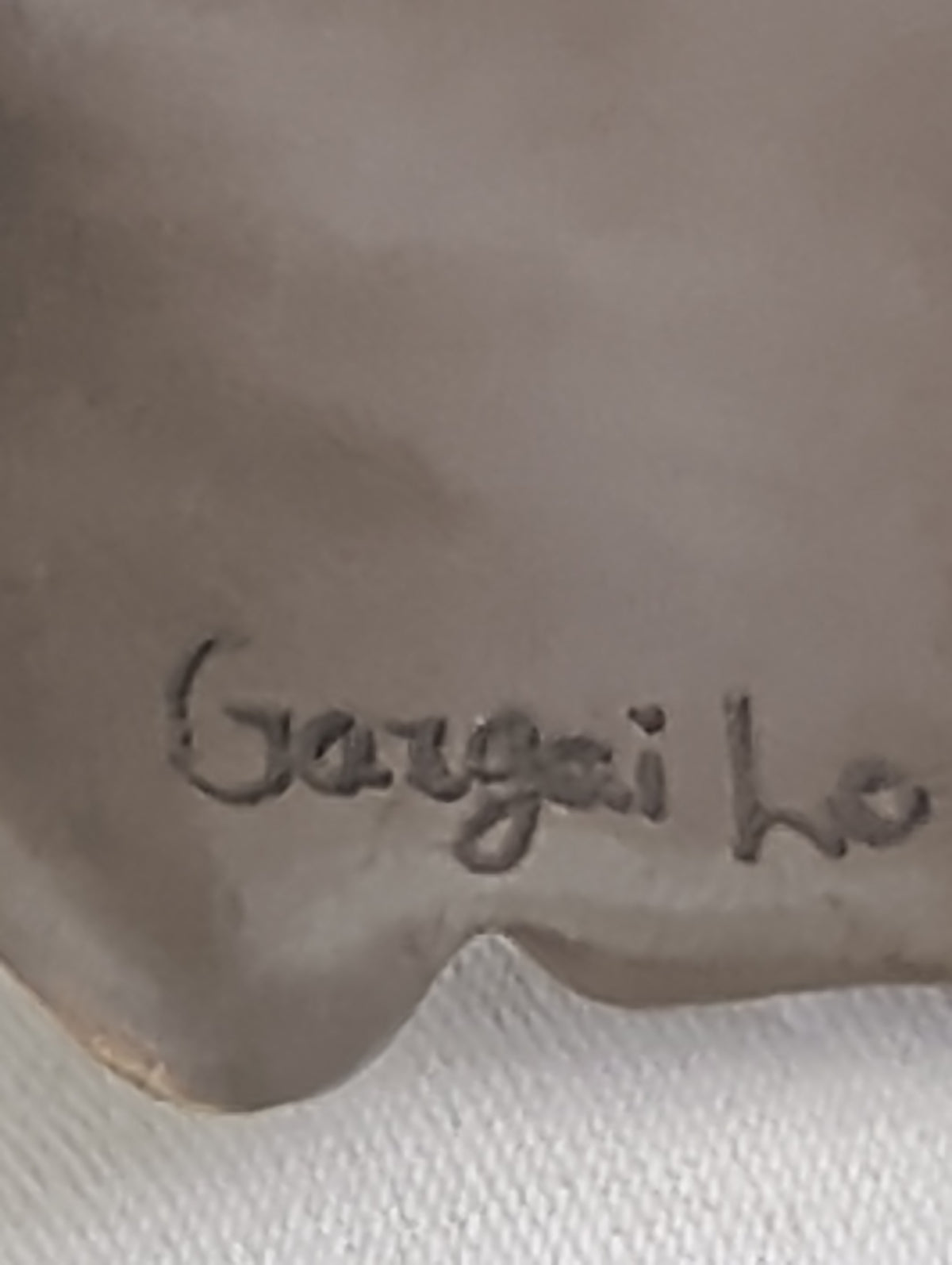 Sculpture en bronze Visage 33 cm – Signée
