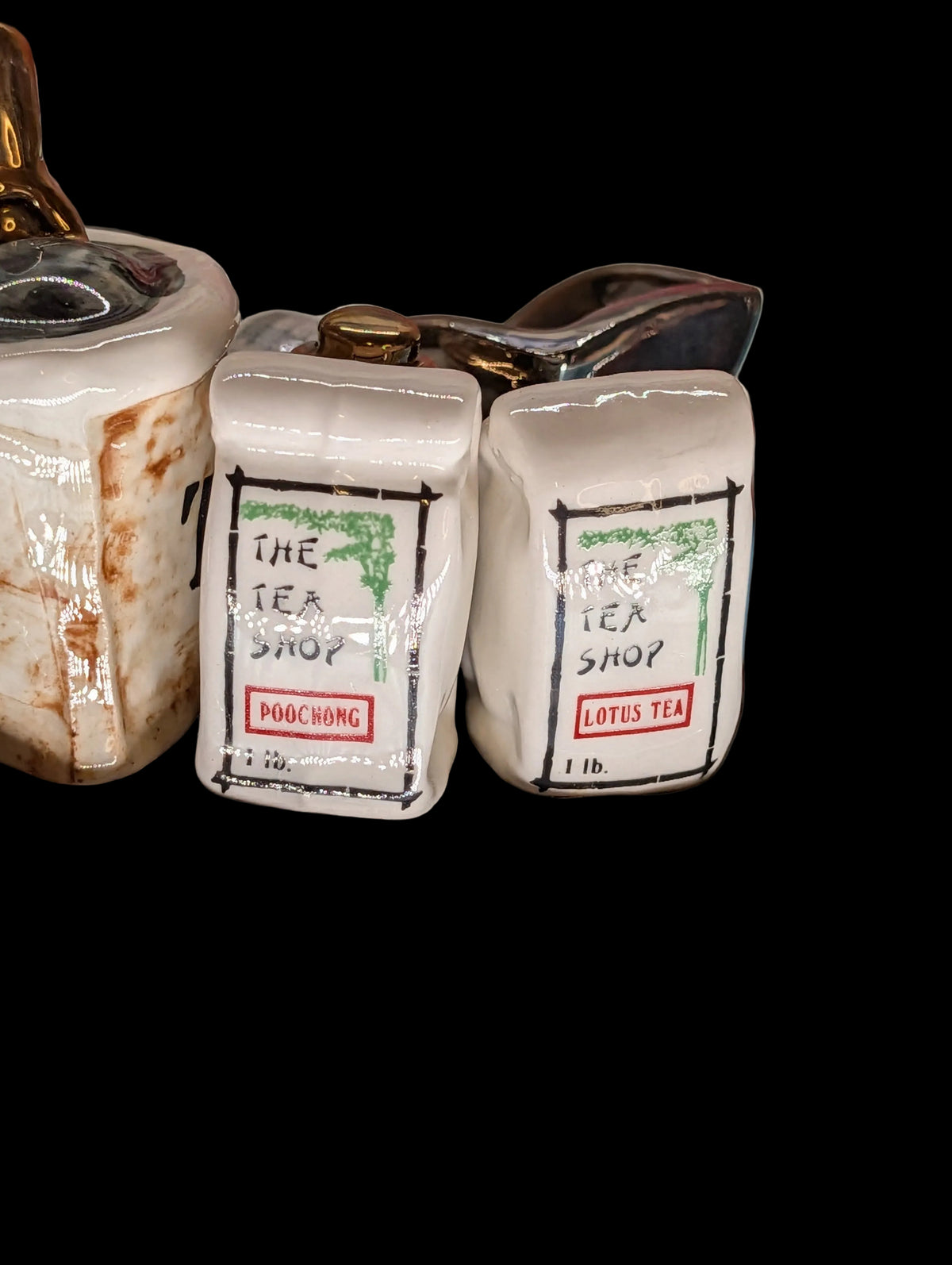Boutique Théière Porcelaine avec Caisse – Théière de collection décorative