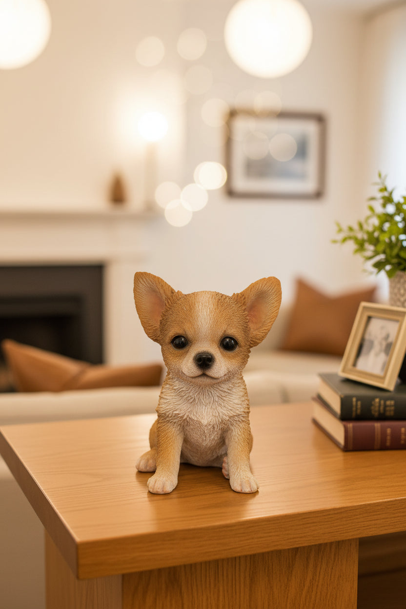 Figurine décorative Chien – Chien triste 15 cm, résine, intérieur & extérieur | DecoNostalgie