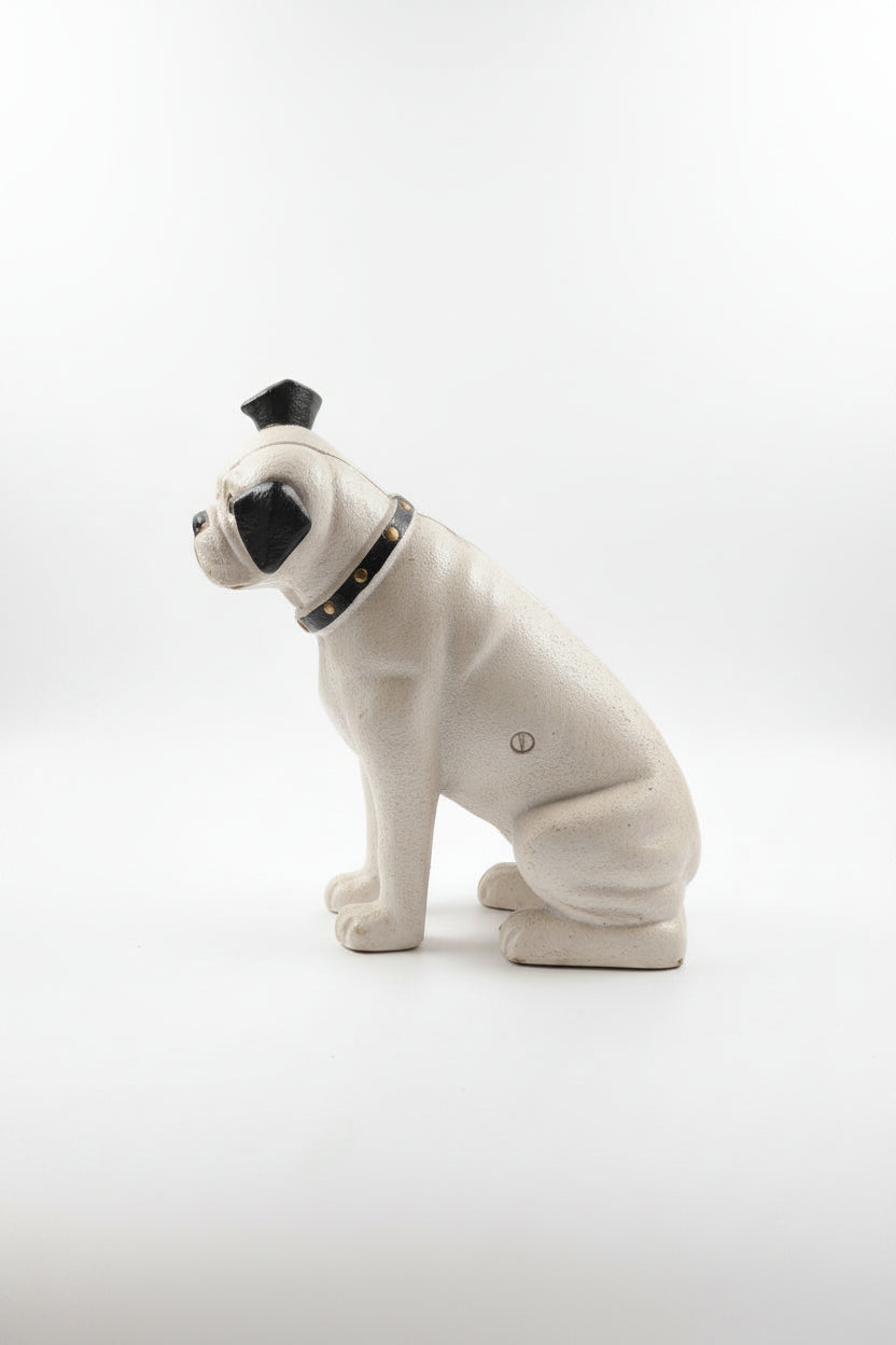 Tirelire chien en fonte – Tirelire ancienne, pièce de collection vintage