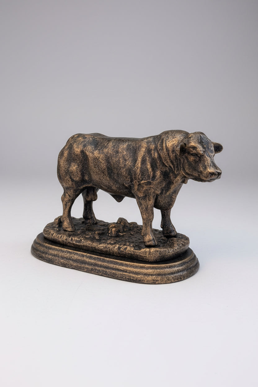Gusseisen Stier – Massive Tierfigur, Gartendeko