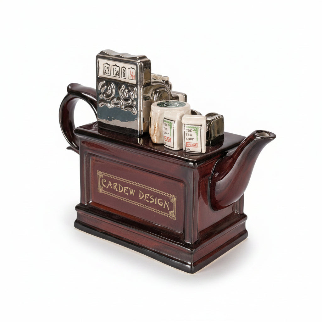 Boutique Théière Porcelaine avec Caisse – Théière de collection décorative
