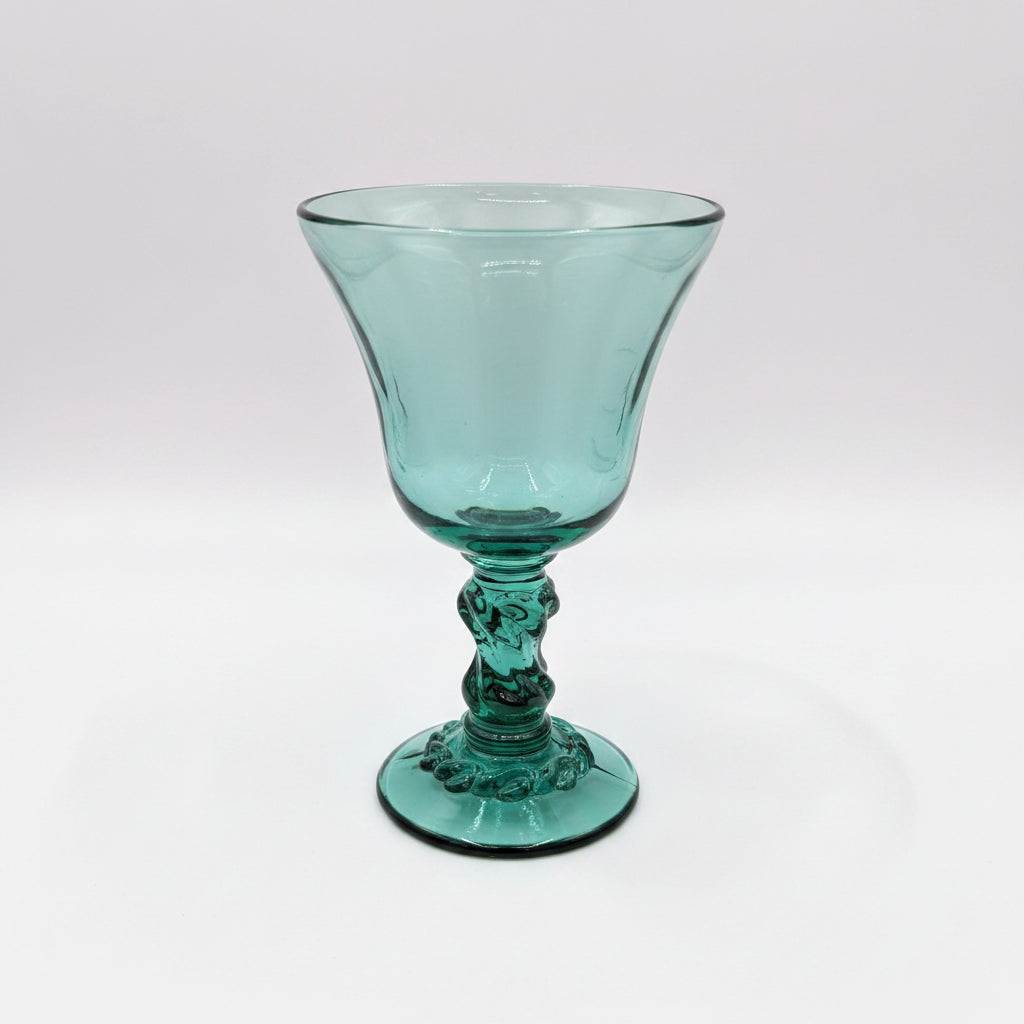 Calice en verre foncé 21 cm – Figurine décorative en verre