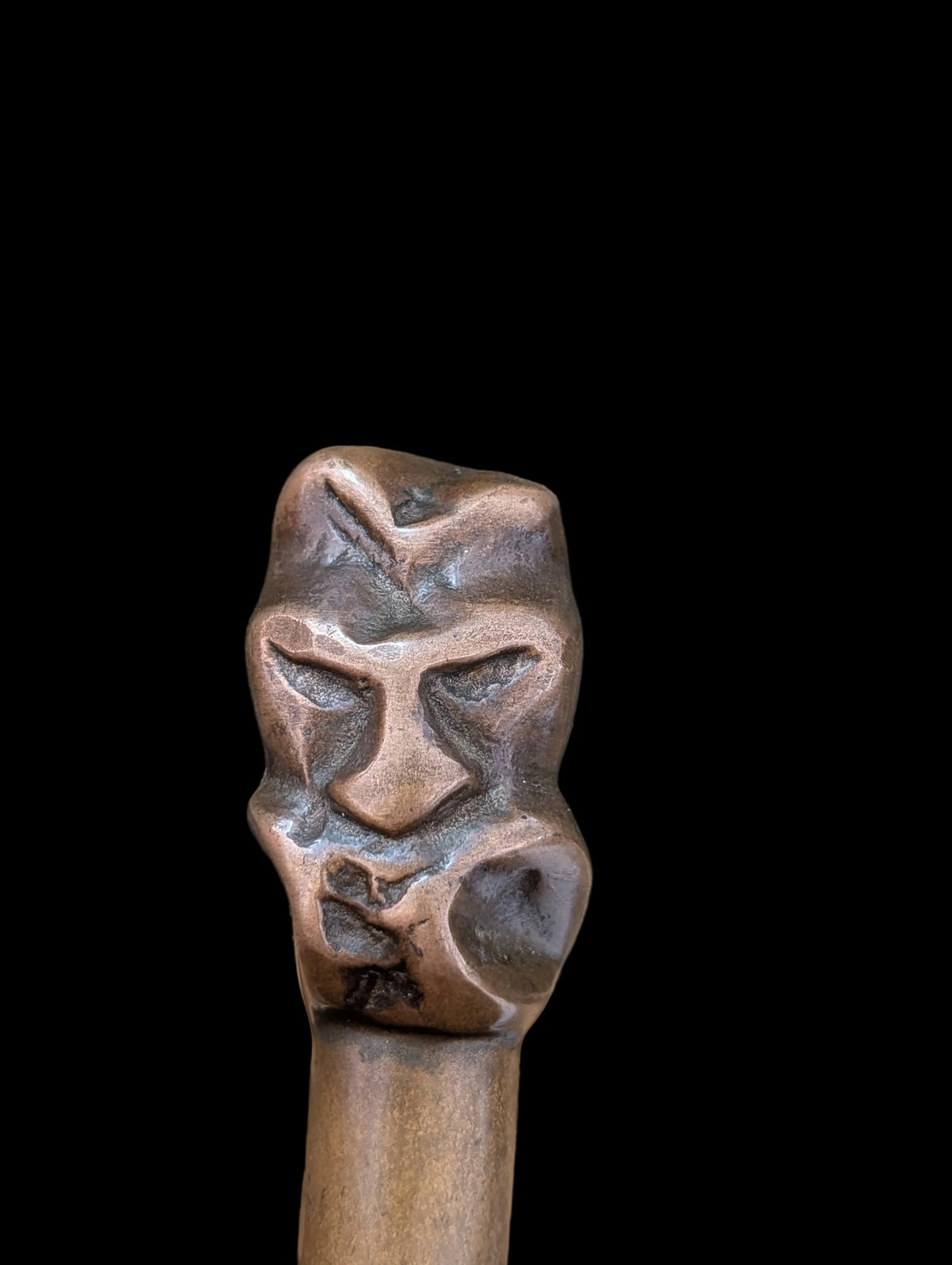 Riesiger Bronze-Mörser mit Original-Stössel – Antikes Sammlerstück