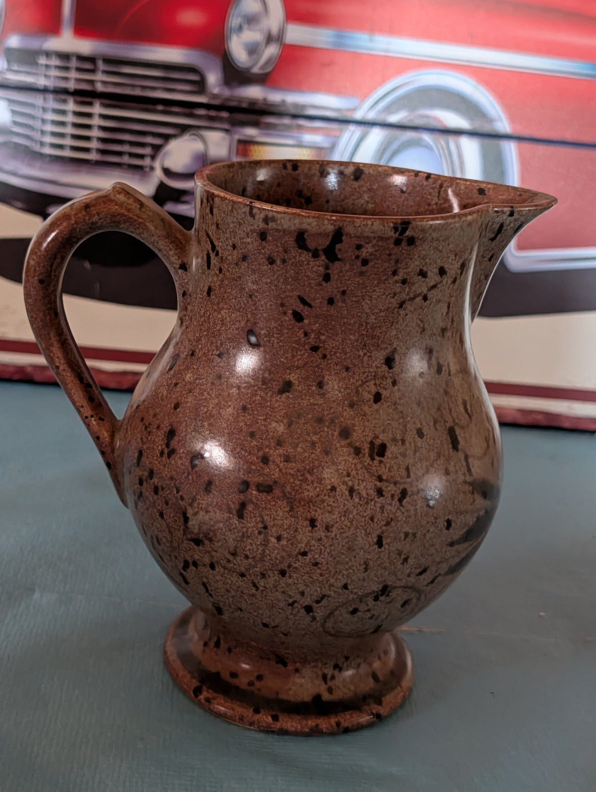 TOP WUNDERSCHÖNER MILCH  KRUK KERAMIK TOP ZUSTAND