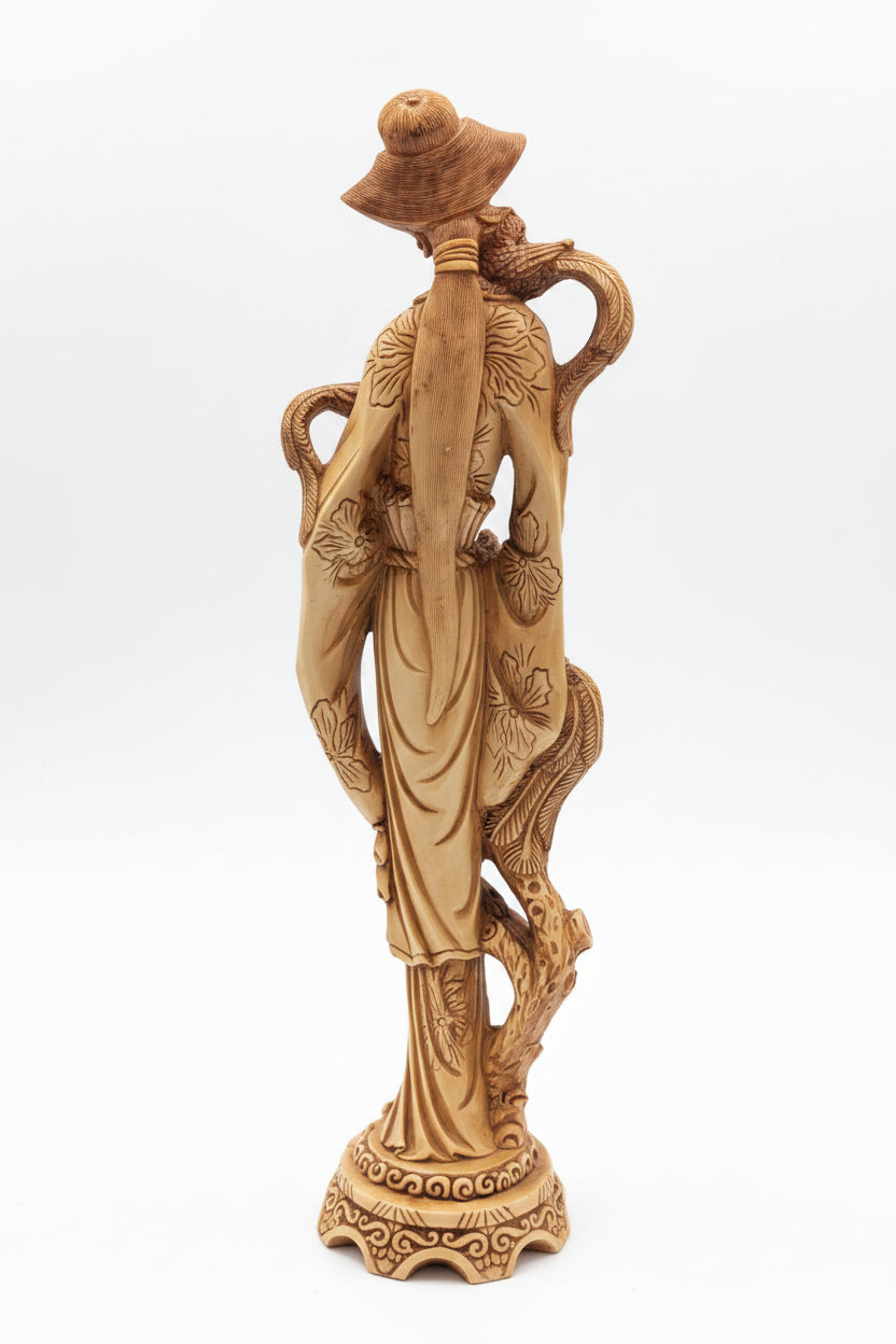 Asiatische Kunstfigur 48 cm – Dekorative Orientfigur