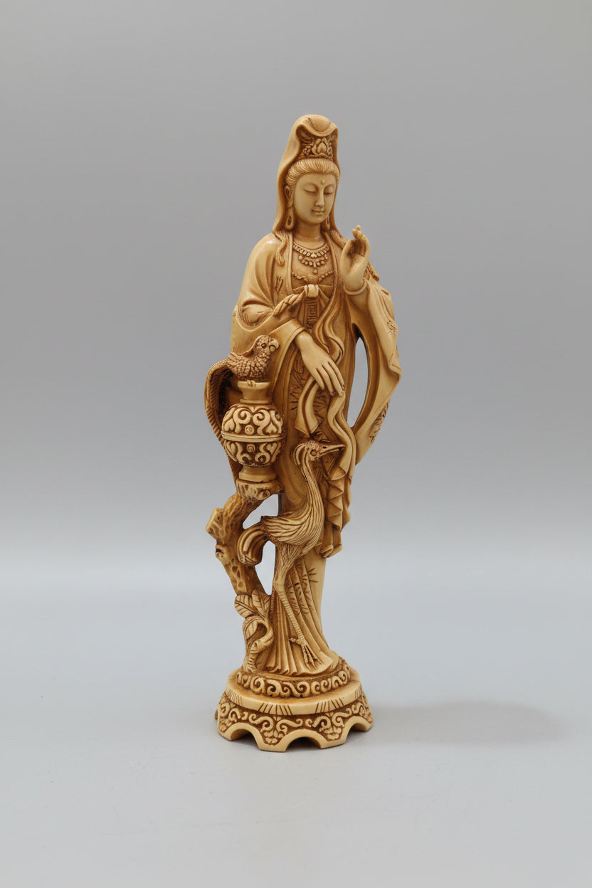Asiatische Kunstfigur 48 cm – Dekorative Orientfigur