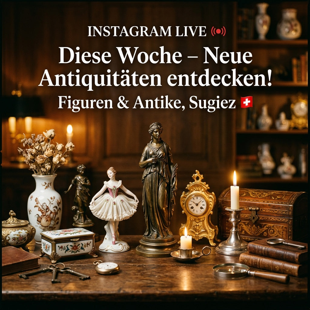 Biskuit Porzellan Knabe auf Sockel – Vintage Sammlerstück, Top Zustand