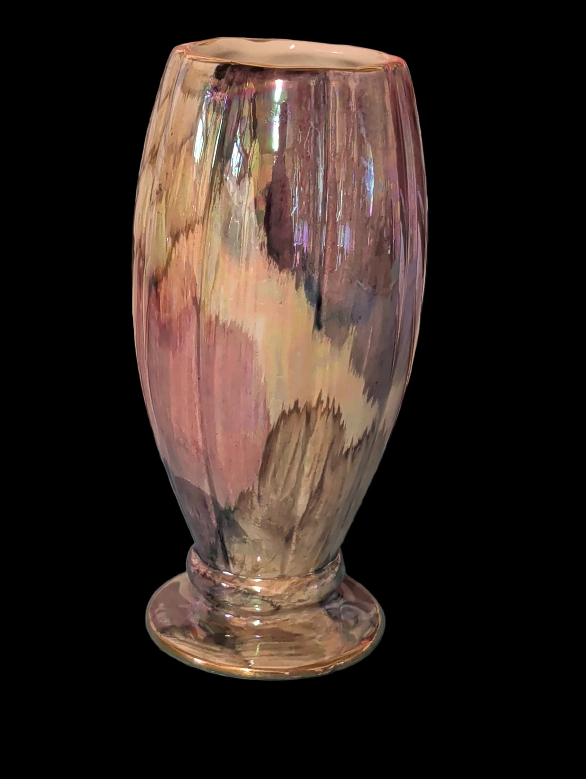 Vase française en céramique – Antique années 1970, 19 cm