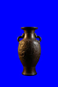 Antike Japanische Bronze-Amphoren-Vase – 19. Jahrhundert, Sammlerstück
