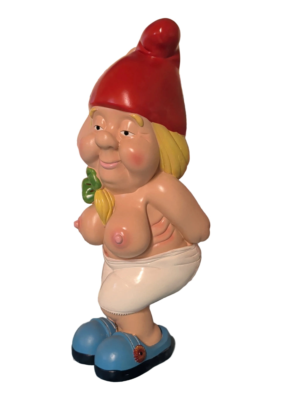 Naine de jardin femme – 45 cm, neuve, magnifique figurine de jardin