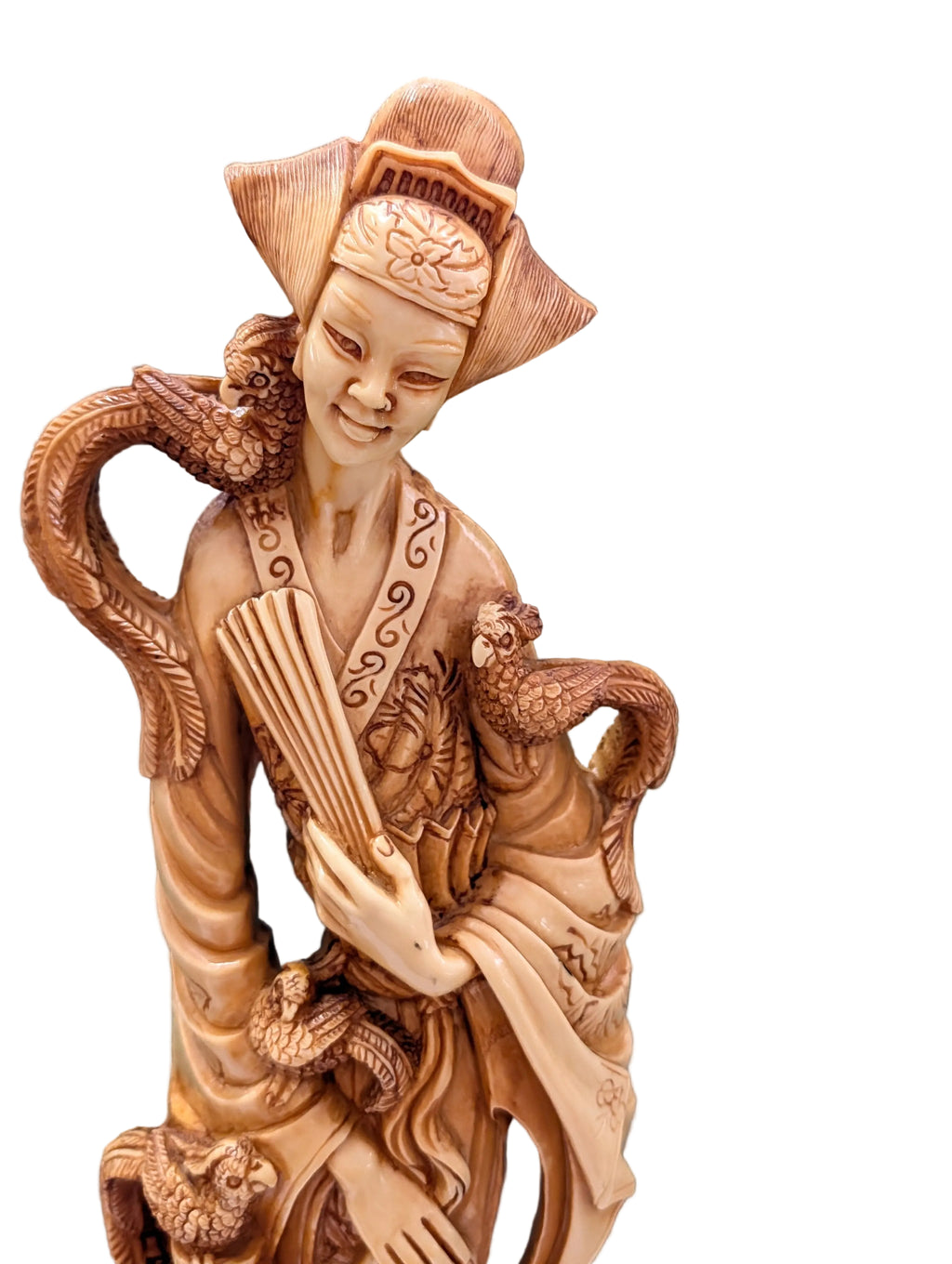 Asiatische Kunstfigur 48 cm – Dekorative Orientfigur
