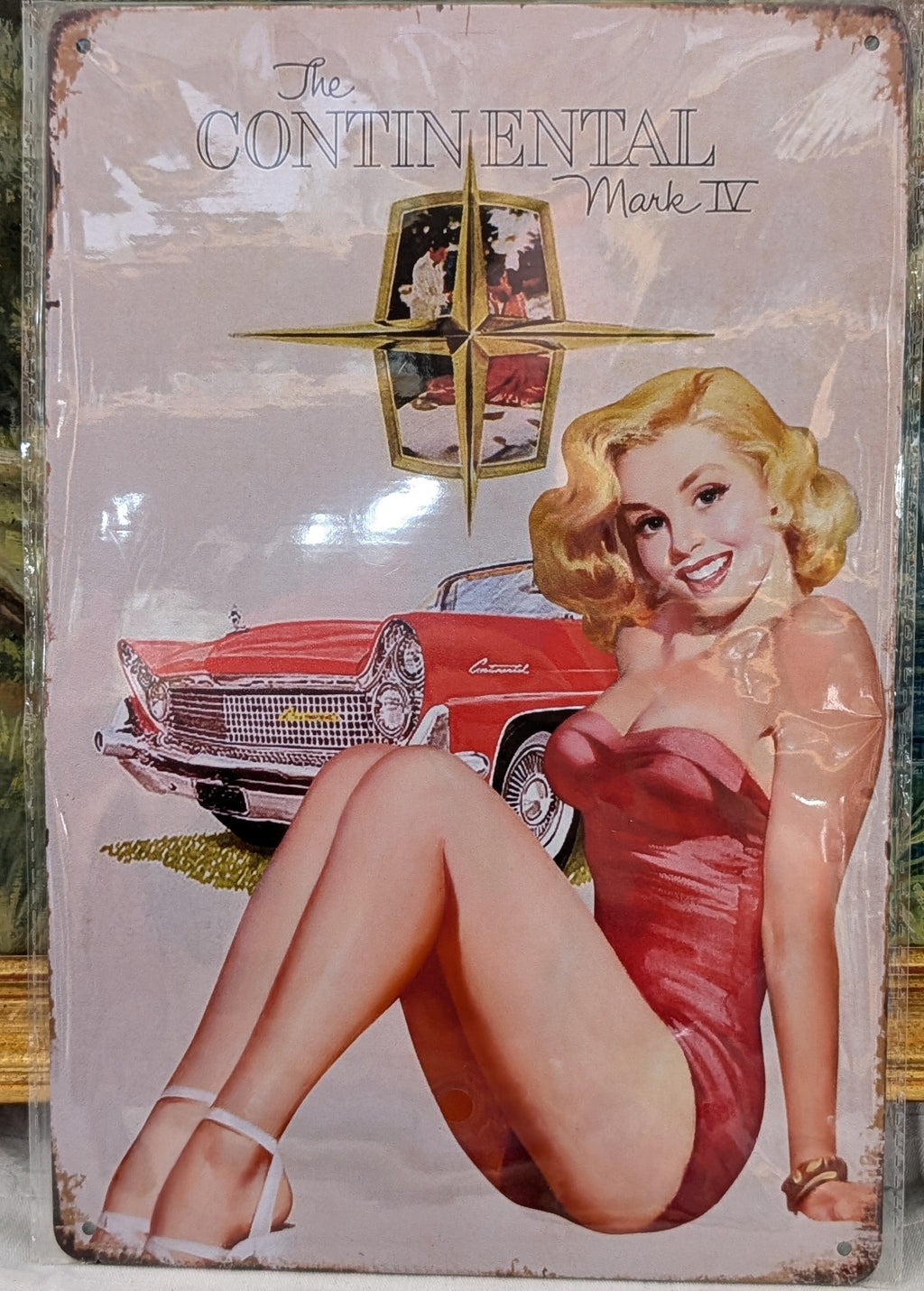 Blechschild Neu – Retro Deko Wandschild