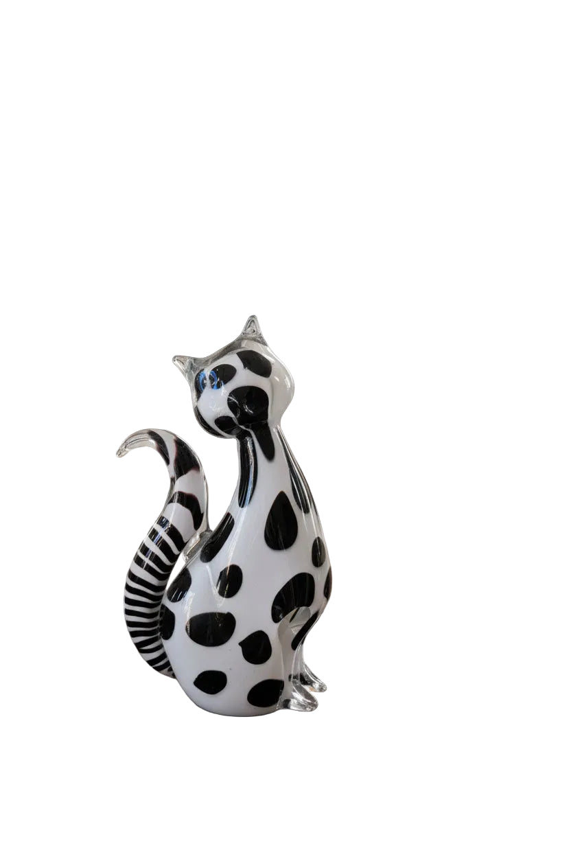 Katze aus Glas – Dekorative Glasfigur