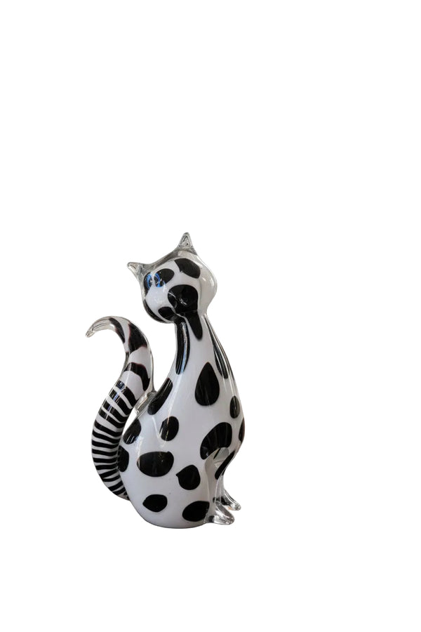 Katze aus Glas – Dekorative Glasfigur