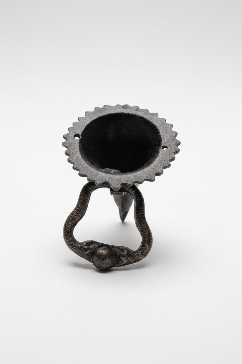 Heurtoir de porte en fer – 17 cm, Accessoire de maison classique