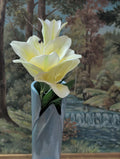 Vase française en argile, années 1970 – Vase à fleurs 33 cm