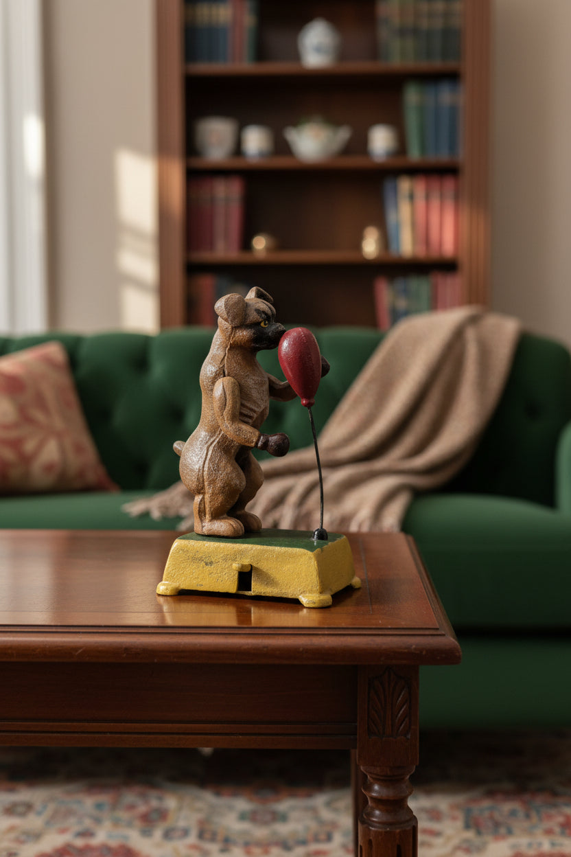 Top  Gusseisen-Figur – Boxender Känguru