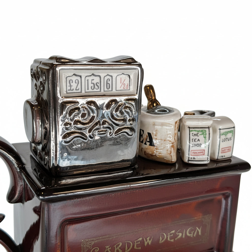 Boutique Théière Porcelaine avec Caisse – Théière de collection décorative