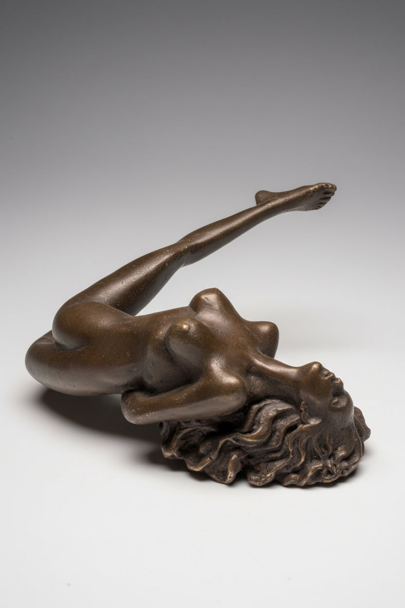 Bronze Figurine Sexy Lady – Attire tous les regards, Pièce de collection