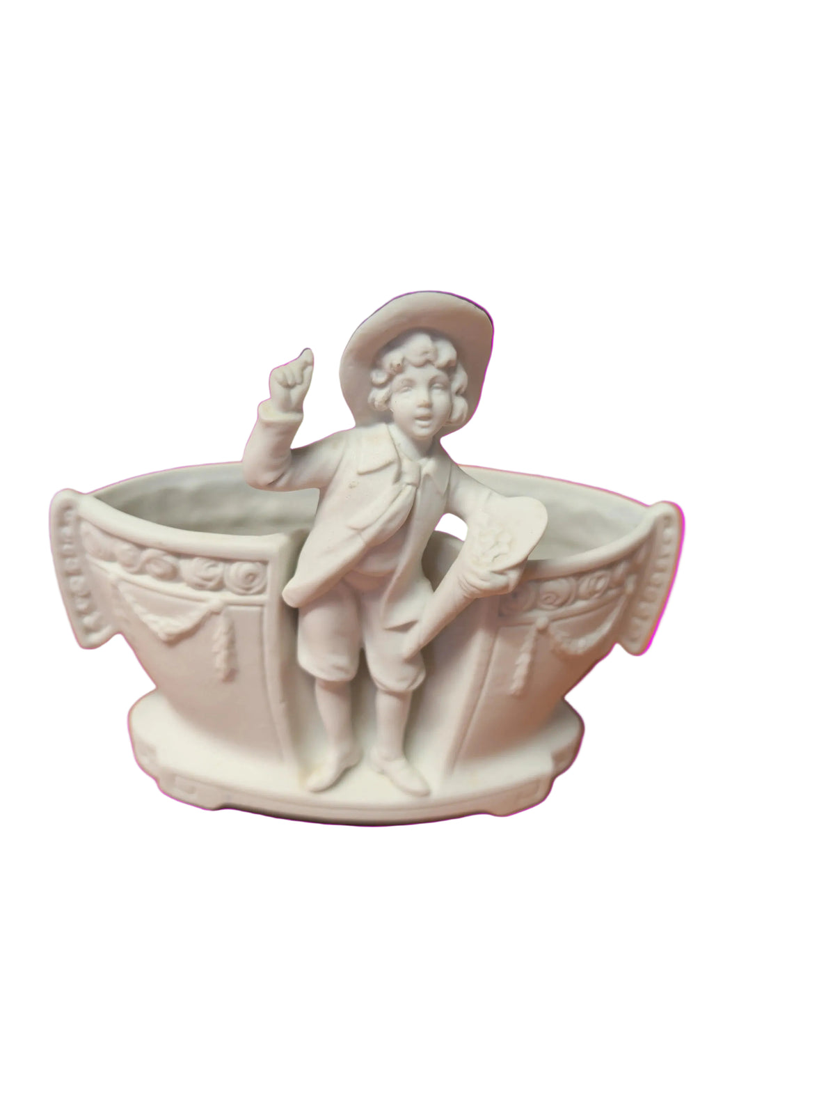 Antike Bisquit Porzellan Vase – Miniatur – Deutschland – Höhe 14 cm