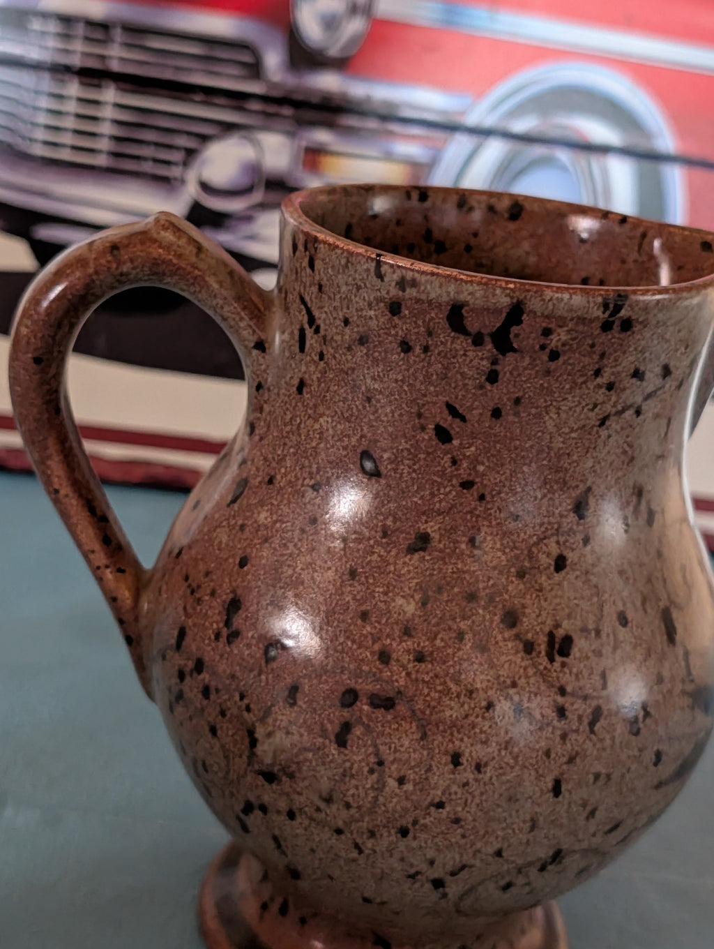 TOP WUNDERSCHÖNER MILCH  KRUK KERAMIK TOP ZUSTAND