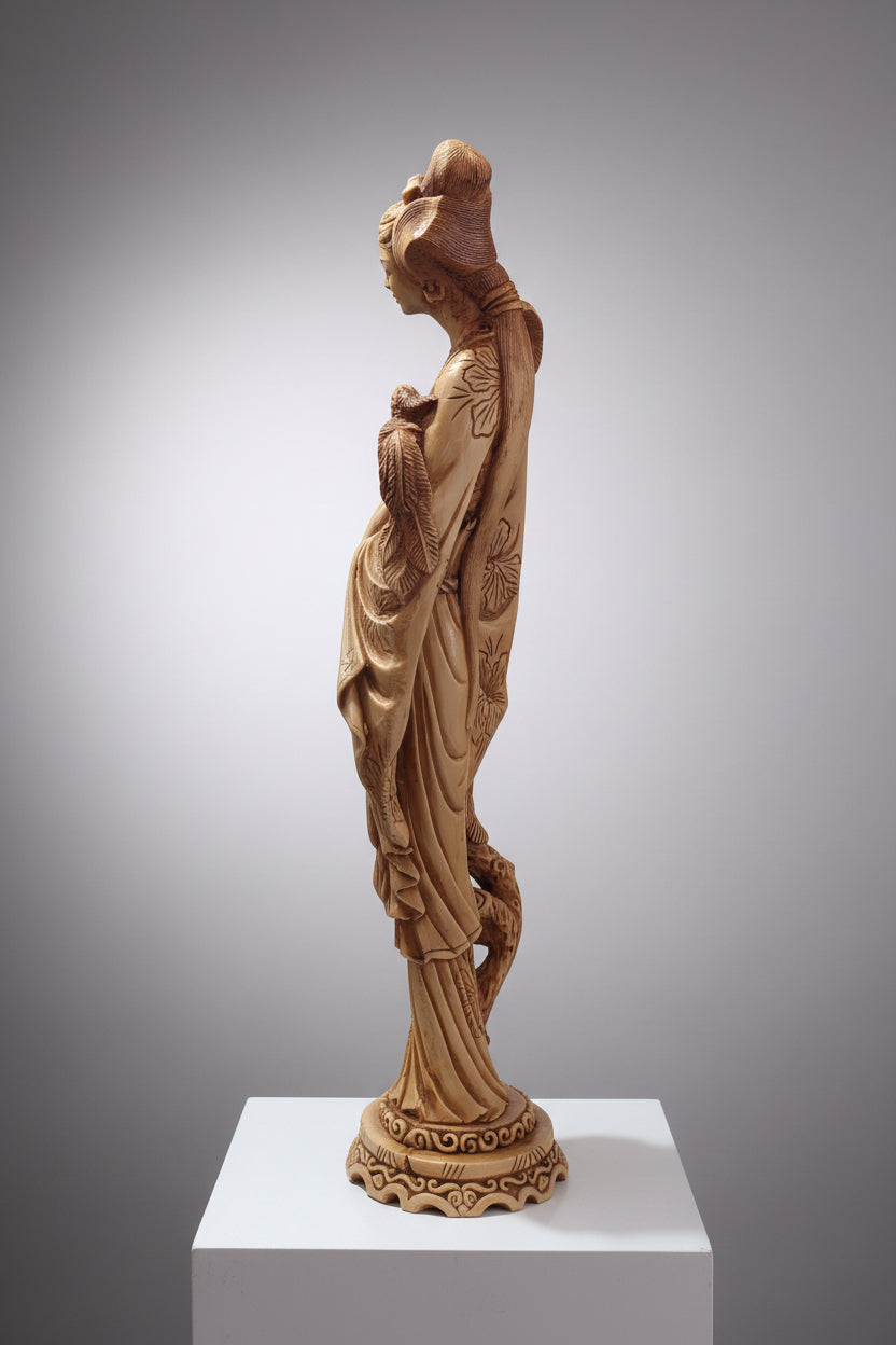 Asiatische Kunstfigur 48 cm – Dekorative Orientfigur