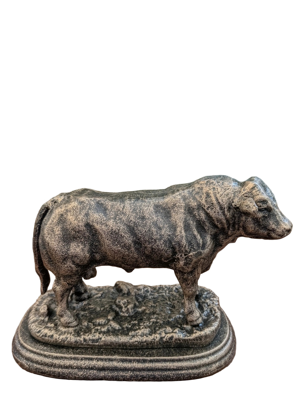 Gusseisen Stier – Massive Tierfigur, Gartendeko