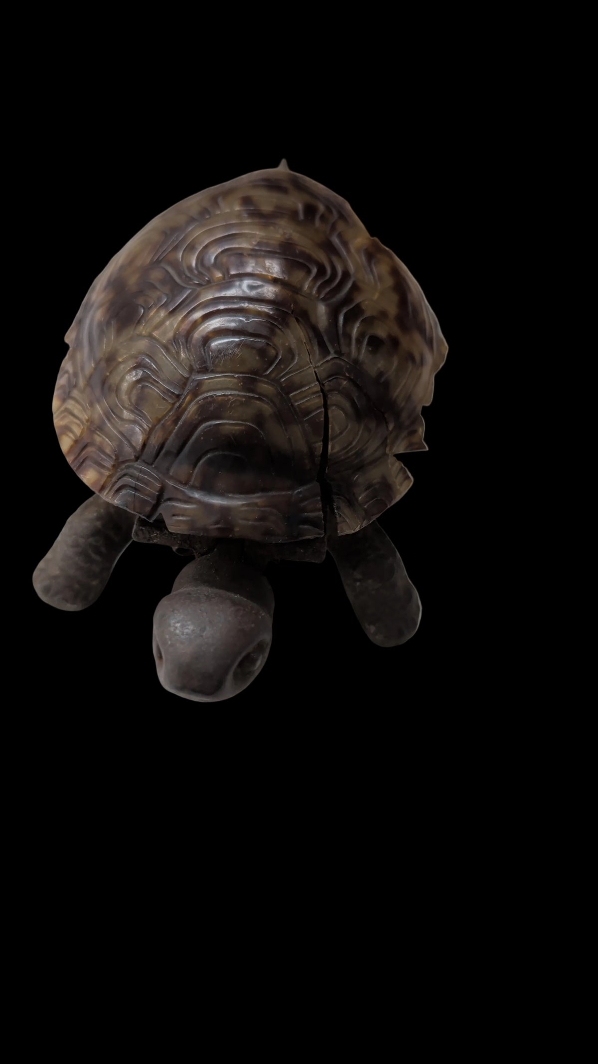Vintage Deko Set . Kanonen & Schildkröte Nostalgische Kuriositäten Duo