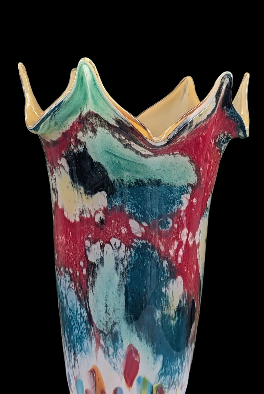 Véritable vase en verre de Murano – Années 1960/70, Pièce de collection rare