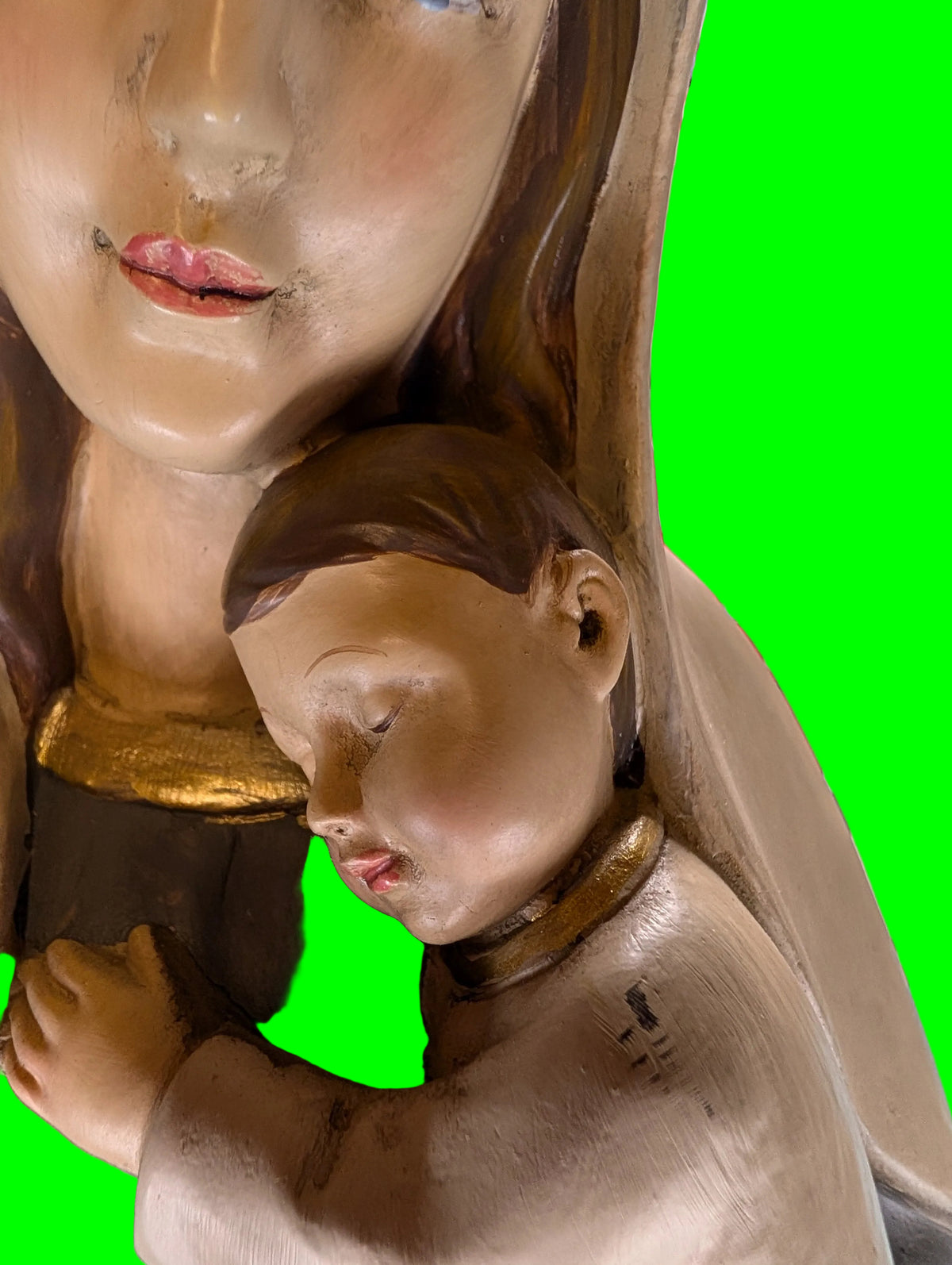 Figurine Madone – Résine, Décoration religieuse, Objet de collection