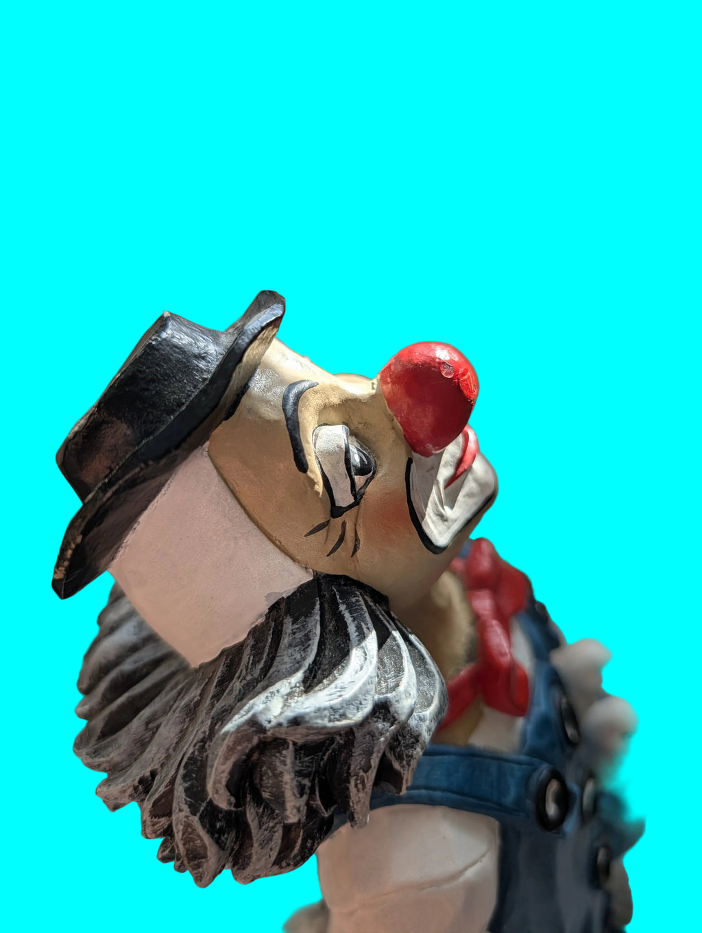 Bauer mit Gans und Eimer – Mehrfarbige Porzellan Figur, Vintage Sammlerstück