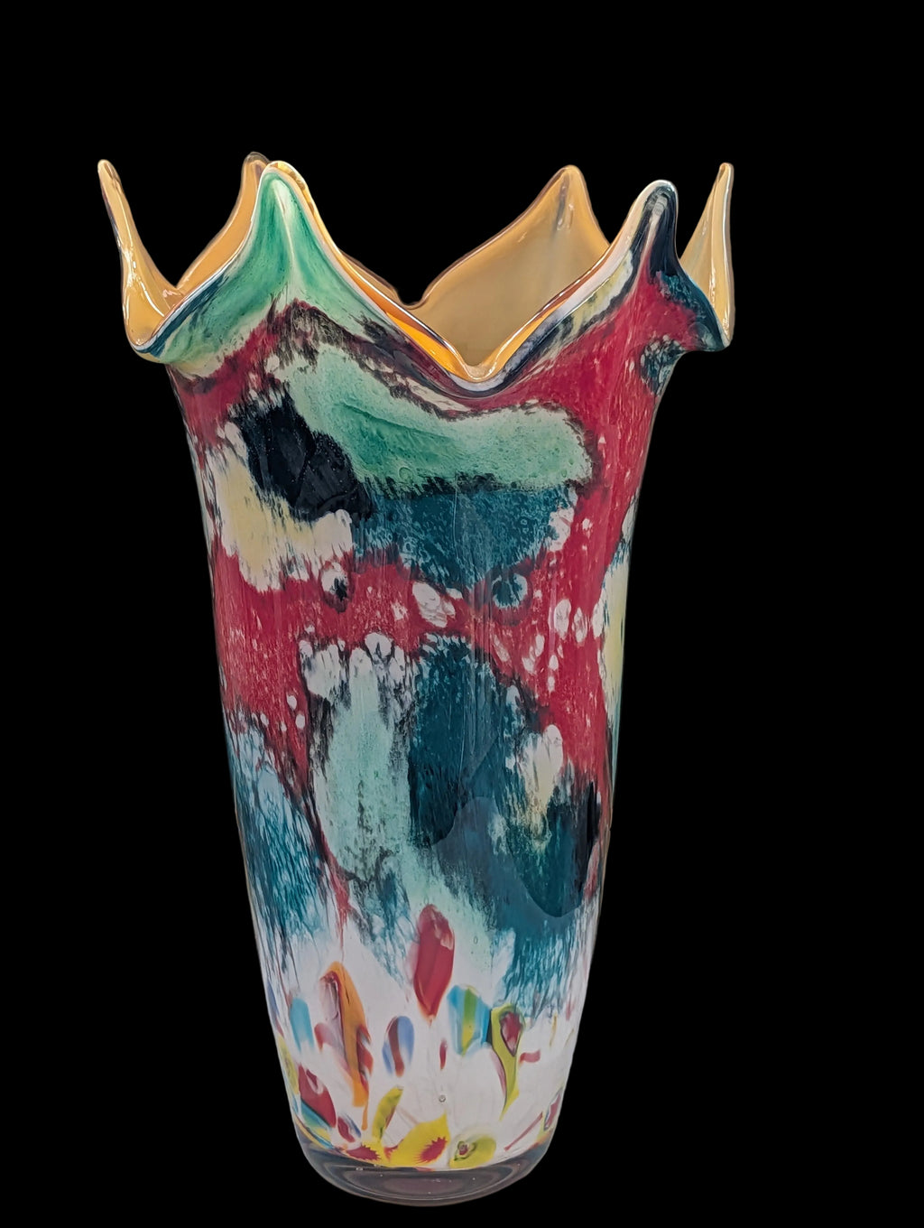 Véritable vase en verre de Murano – Années 1960/70, Pièce de collection rare