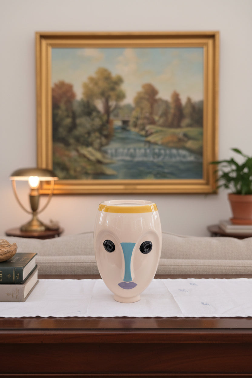 Dekorativer Aufsteller für Blumenvase – Skulptur-Podest