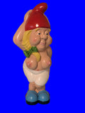 Naine de jardin femme – 45 cm, neuve, magnifique figurine de jardin
