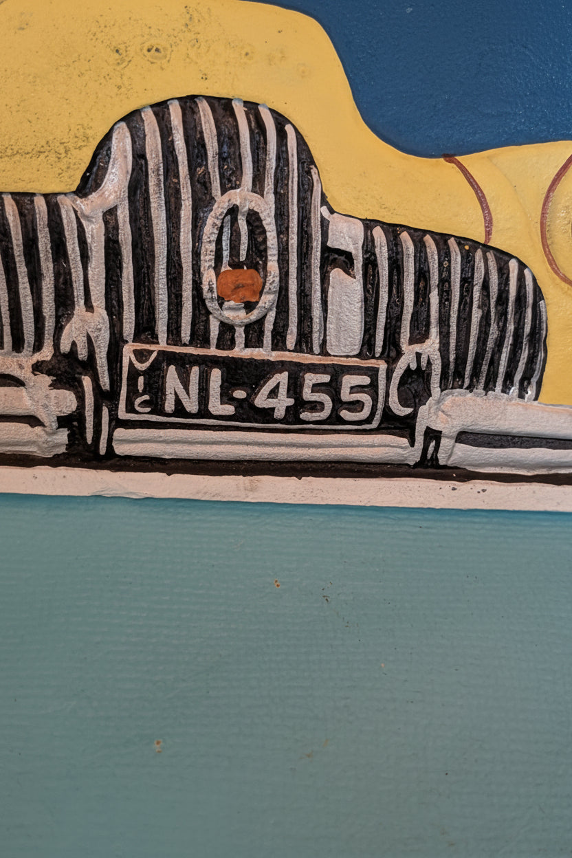 VINTAGE AUSTRALIESCHES AUTO GUSSEISEN SCHILD IM RETRO LOOK WAND KUNST