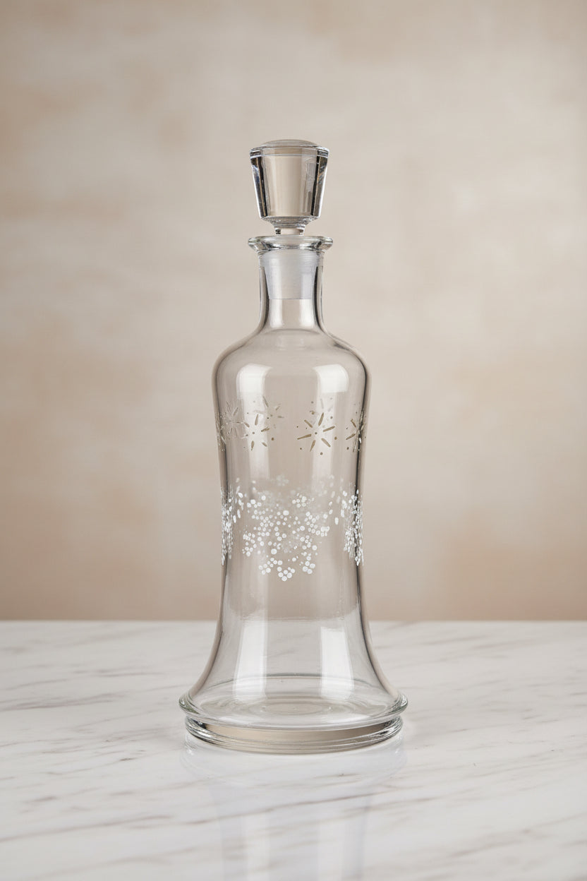 Glasflasche mit Stöpsel – Vintage Wein- oder Wasserflasche