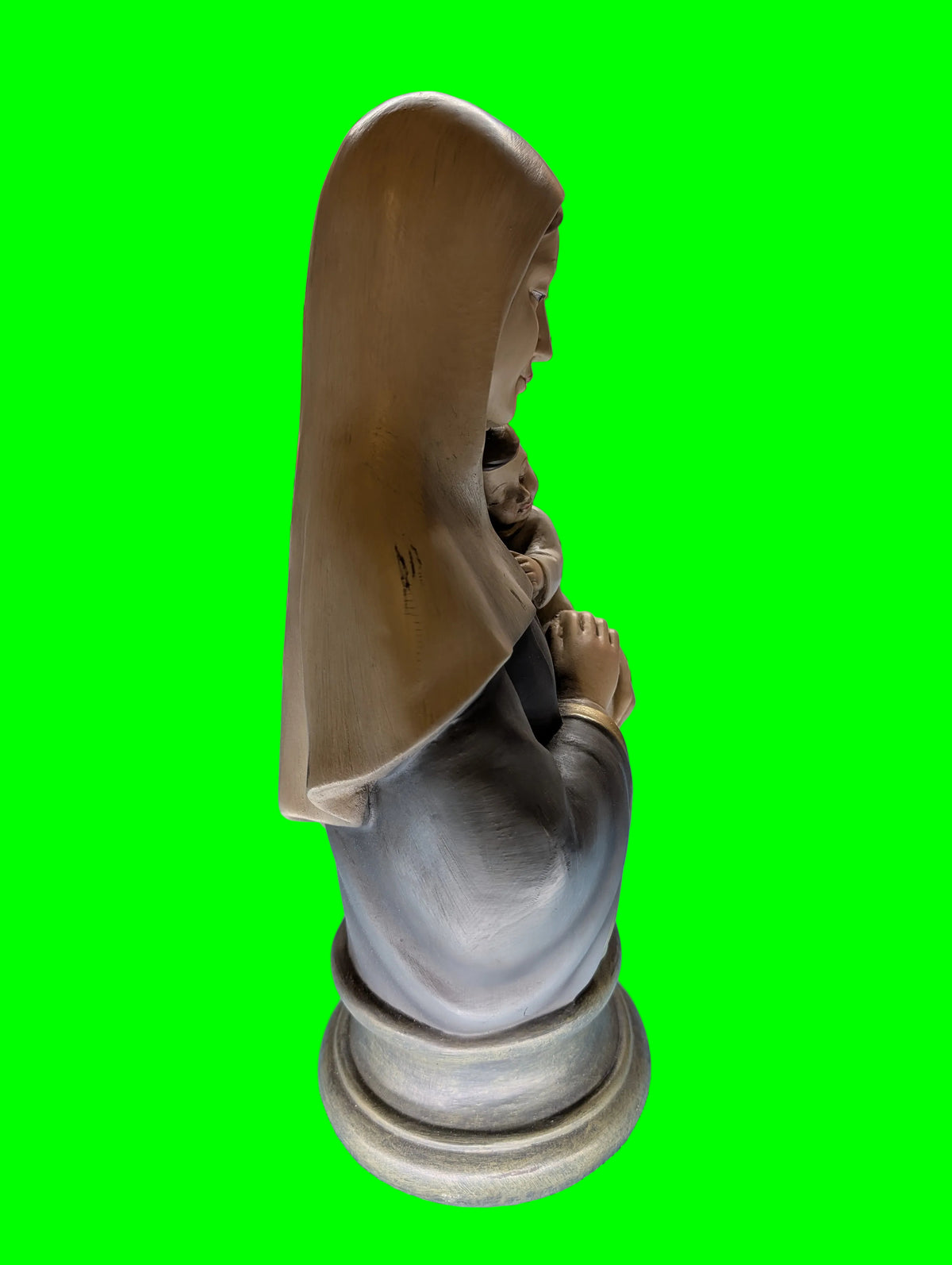Figurine Madone – Résine, Décoration religieuse, Objet de collection