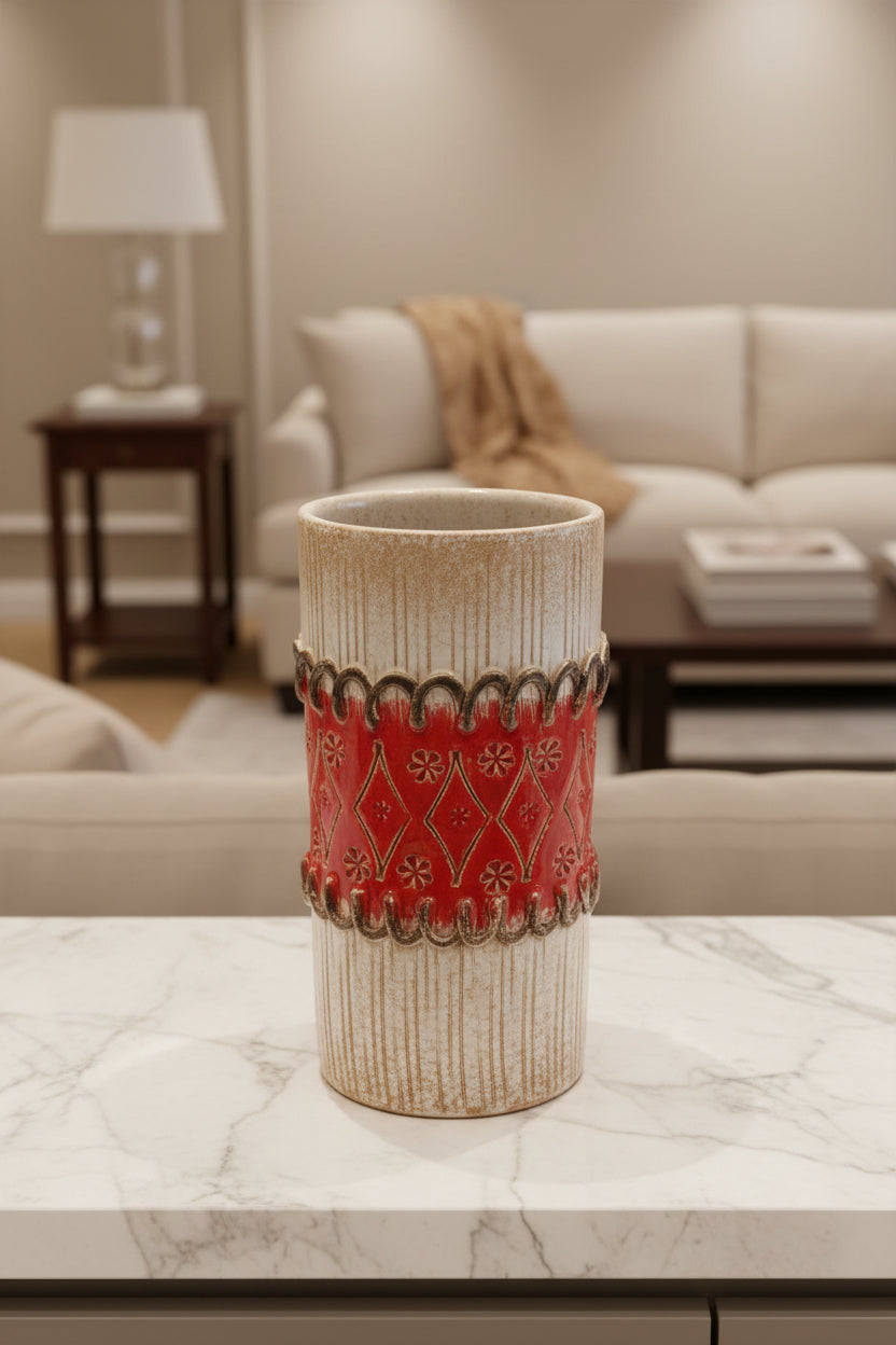 Top Blumen Vase Ton Mehrfarbig sammler