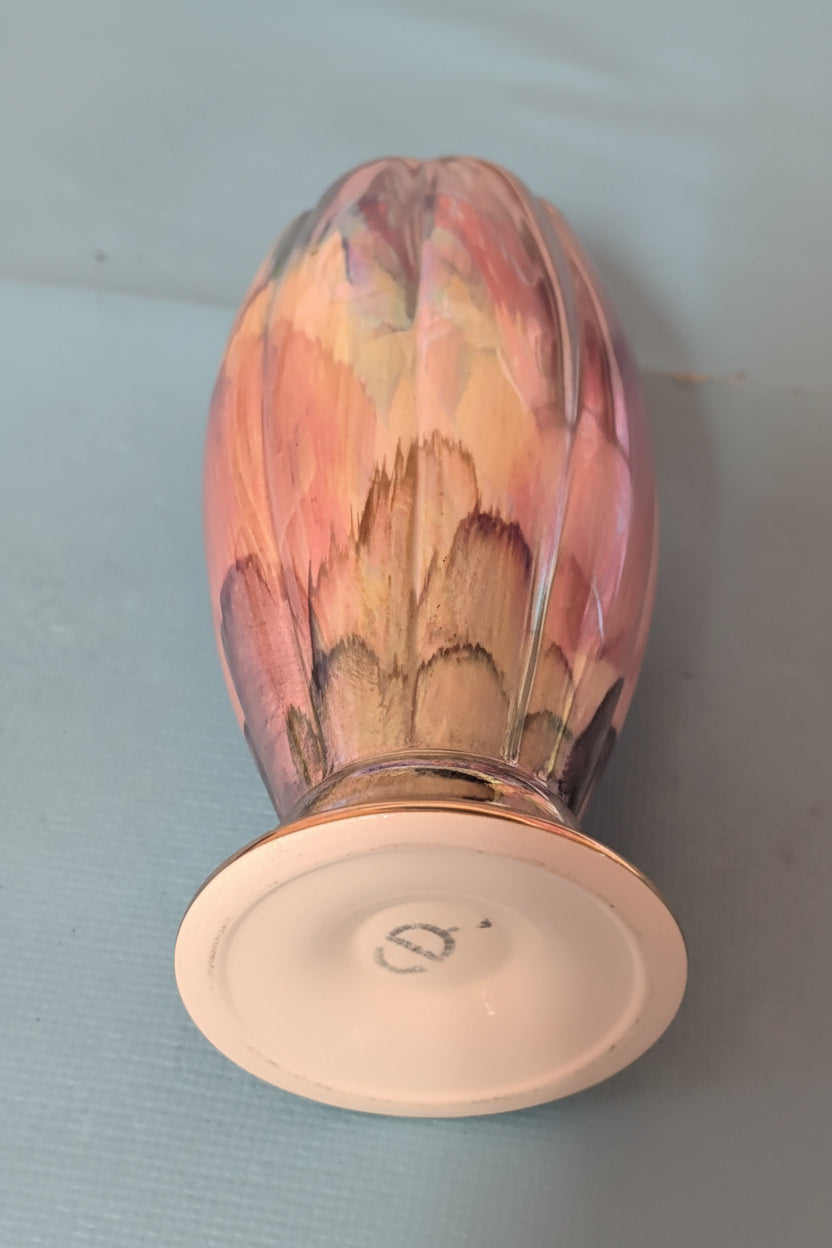 Vase française en céramique – Antique années 1970, 19 cm