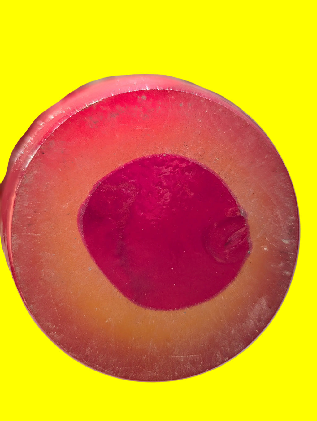UN VASE FLEURI MURANO EXCEPTIONNEL ROUGE EN PARFAIT ÉTAT