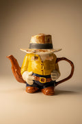 Théière Cowboy Porcelaine – Pièce de collection originale